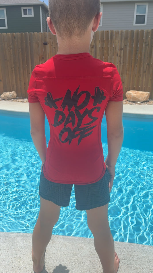 No Days Off- Youth Compression Shirt